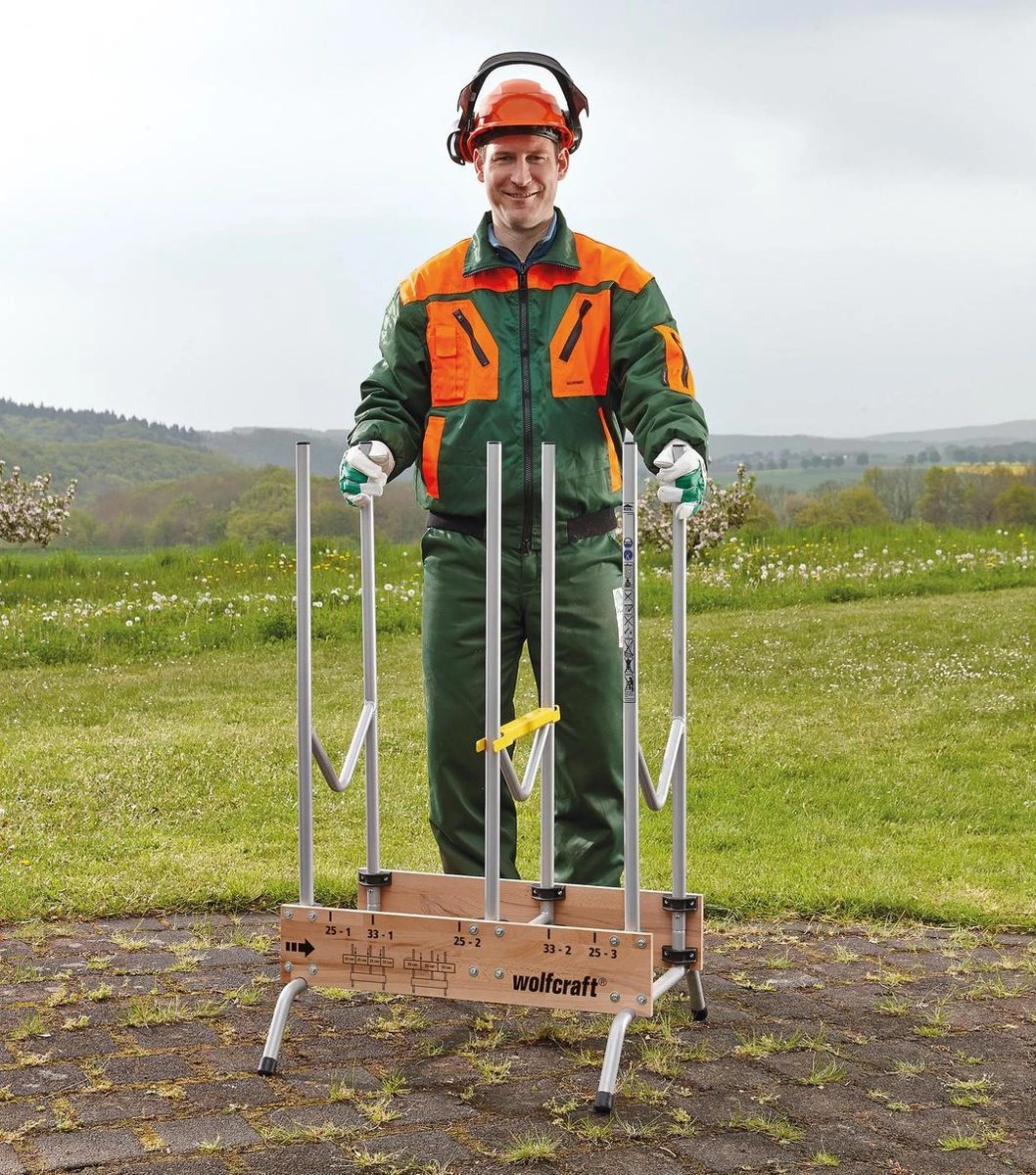 Wolfcraft - Professionele Zaagbok - Voor Kettingzaag - Hout - Opbouwbare, Stabiele Zaagbok Voor Brandhout - 5121000 - 10 JAAR GARANTIE 12 Wolfcraft - Professionele Zaagbok - Voor Kettingzaag - Hout - Opbouwbare, Stabiele Zaagbok Voor Brandhout - 5121000 - 10 JAAR GARANTIE - Afbeelding 12