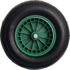 Kruiwagen Wiel 4.00 - 8 Luchtband Lijnprofiel - Asdiameter 20mm -Tuin Schoonmaak 1200x1195