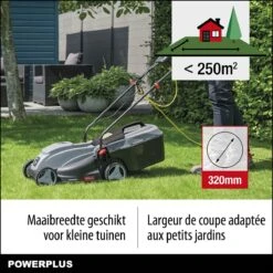 Powerplus POWEG63703 Elektrische Grasmaaier - Grasmachine Voor Kleine Tuin - 1000 W - 32cm Maaibreedte - 30L Opvangbak - Verstelbare Maaihoogte 11 Powerplus POWEG63703 Elektrische Grasmaaier - Grasmachine Voor Kleine Tuin - 1000 W - 32cm Maaibreedte - 30L Opvangbak - Verstelbare Maaihoogte -Tuin Schoonmaak 1200x1200 283