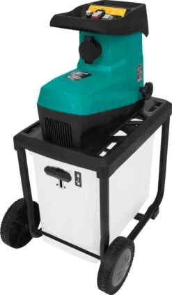 VONROC Stille Hakselaar/Shredder 2800W – Voor Takken Tot Ø45mm – Incl. 60L Opvangbak & Duwstok -Tuin Schoonmaak 700x1200